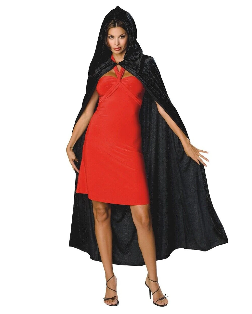 Schwarzes Kapuzen Cape