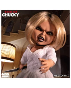 Childs Play 5 Sprechende Tiffany Action Figur 38cm -Karneval Kostüm Laden seed of chucky tiffany actionfigur seed of chucky talking tiffany action figurine mezco toys 50885 06