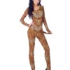 Sexy Leopard Kostüm -Karneval Kostüm Laden sexy leopard kostuem leopard kostuem catsuit einteiler katzen kostuemierung wildkatzte kostuem sexy leopard 8801036 1