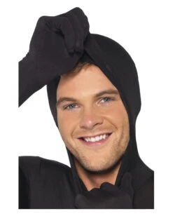 Second Skin Suit Mit Gürteltasche In Schwarz -Karneval Kostüm Laden skin suit mit guerteltasche schwarz second skin suit ganzkoerperanzug kostuem fuer jungesellenabschiede 23943 5