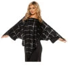 Spinnennetz Poncho -Karneval Kostüm Laden spinnweben poncho halloween poncho vampir umhang spider web cape 31550