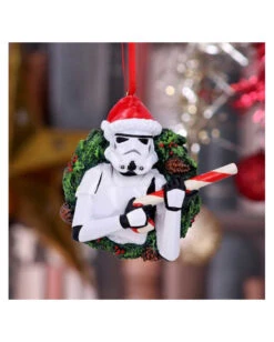 Stormtrooper Weihnachtskranz Weihnachtskugel Star Wars -Karneval Kostüm Laden star wars stormtrooper weihnachtskranz weihnachtskugel stormtrooper hanging ornament geschenke 52196