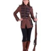 Braune Steampunk Damenjacke 2 Braune Steampunk Damenjacke -Karneval Kostüm Laden steampunk damenjacke braun steampunk kostuemzubehoer 27212