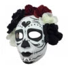 Sugar Skull Maske Mit Blumen -Karneval Kostüm Laden sugar skull maske mit blueten sugar skull maske mit blumen dia de los muertos maske 50516 03