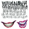 3-tlg. Suicide Squad Joker Tattoo Set 1 3-tlg. Suicide Squad Joker Tattoo Set -Karneval Kostüm Laden suicide squad joker tattoo set suicide squad make up zubehoer 27521