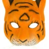 Tiger Halbmaske -Karneval Kostüm Laden tiger gesichtsmaske tiger halbmaske raubkatze kostuem zubehoer grosskatze maskierung 8801338