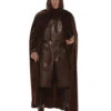 Mittelalter Umhang Im Wildleder-Look Braun -Karneval Kostüm Laden umhang im wildleder look braun mittelalter kostuem fuer liverollenspiele 25106 2