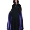 Samt Satin Cape Deluxe Violett 2 Samt Satin Cape Deluxe Violett -Karneval Kostüm Laden vampir umhang dracula umhang vampir cape dracula cape halloween umhang 15966