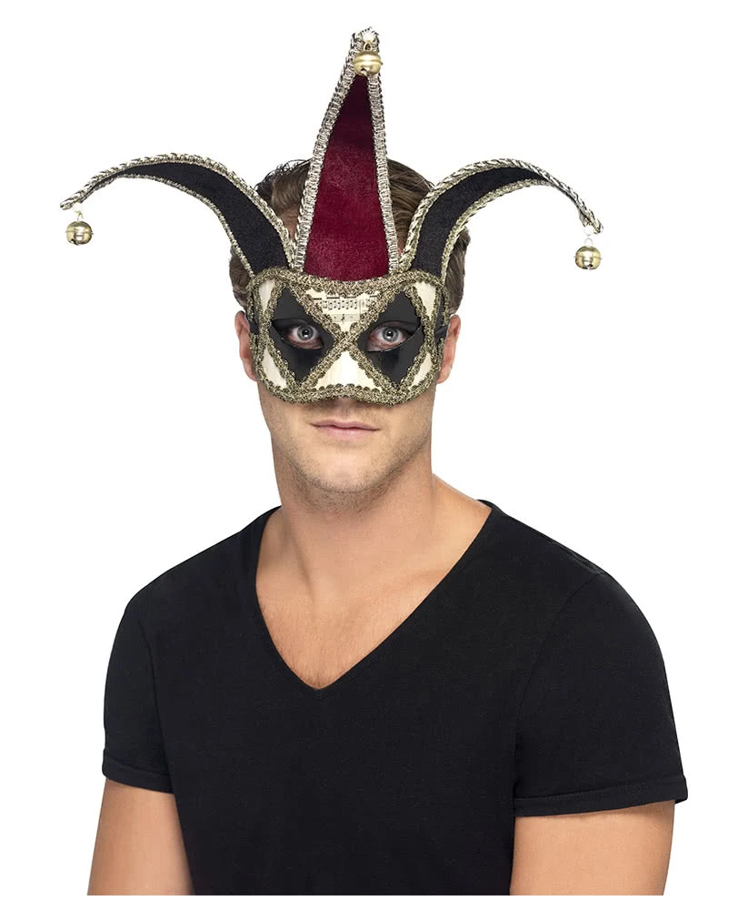 Venezianische Hofnarren Maske 3 Venezianische Hofnarren Maske