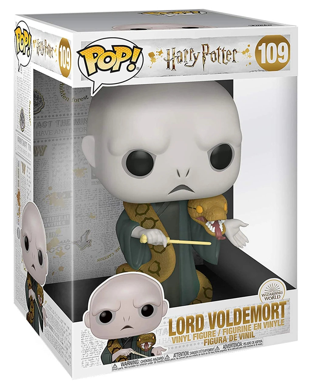 Funko Harry Potter Voldemort Mit Nagini 10" Super Sized 4 Funko Harry Potter Voldemort Mit Nagini 10" Super Sized – Bild 2