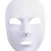 Venezianische Maske Zum Selber Schmücken -Karneval Kostüm Laden weiss satinierte gesichts maske pantomime maske venezianische maske karnevalsmaske weiss 15039