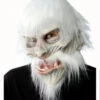 Weiße Krieger Maske Mit Haaren 1 Weiße Krieger Maske Mit Haaren -Karneval Kostüm Laden white warrior maske fantasy maske weisse zombie maske weisse krieger maske 24296