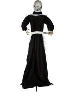 Zombie Dienstmagd Mit Licht & Sound 155cm -Karneval Kostüm Laden zombie dienstmaedchen mit licht und sound 155cm zombie maid with light and sound halloween animatronics 53364 3