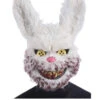 Zombie Hasen Maske -Karneval Kostüm Laden zombie kaninchen maske horror hasen halbmaske als halloween kostuem zubehoer 25209